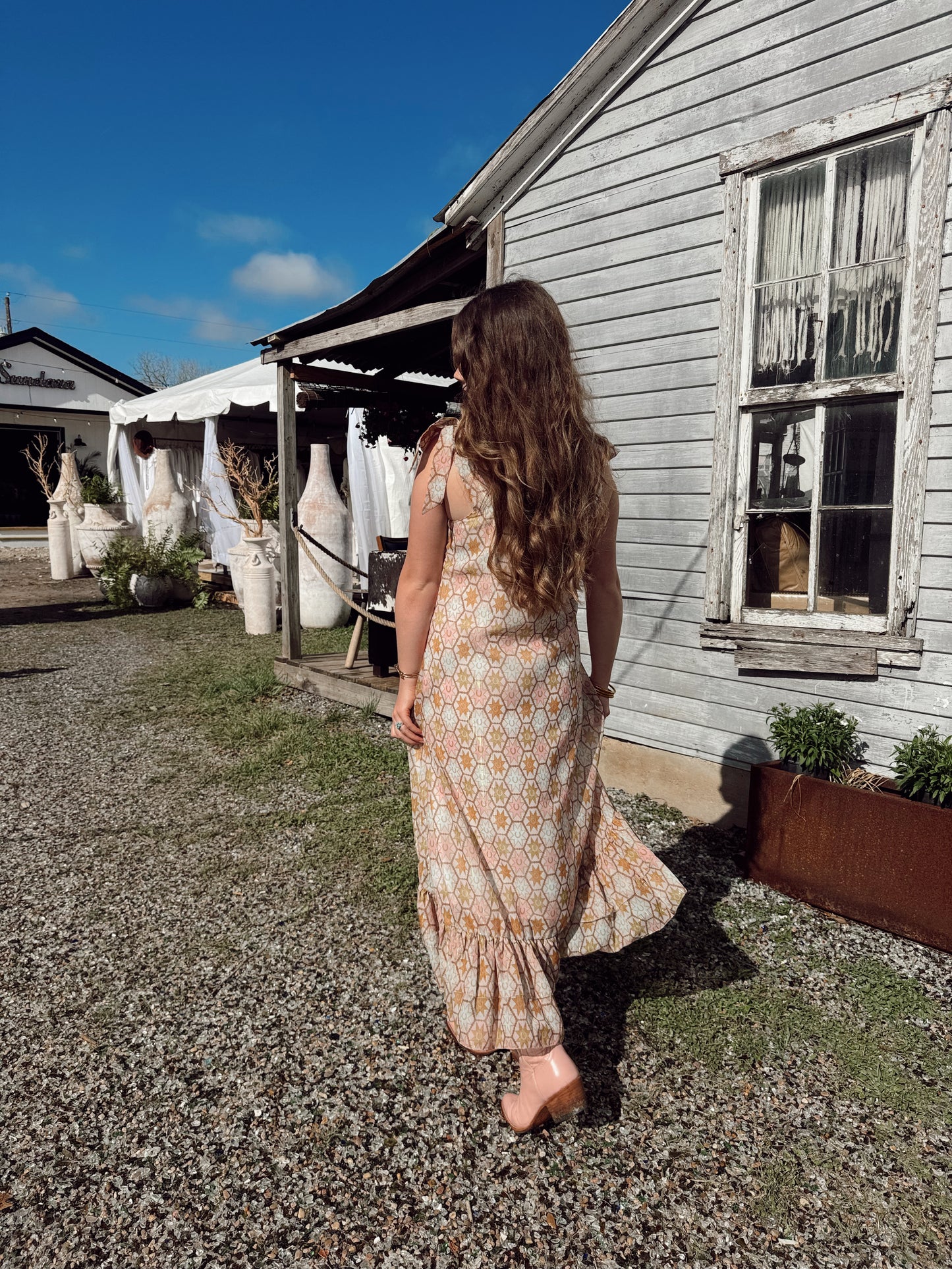 The Allie Falcon Clara Midi Dress