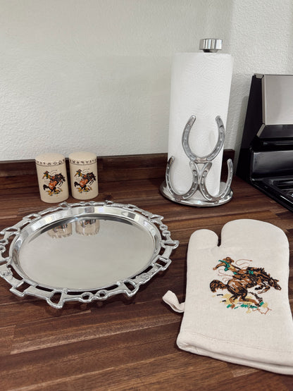 The Horseshoe Paper Towel Holder