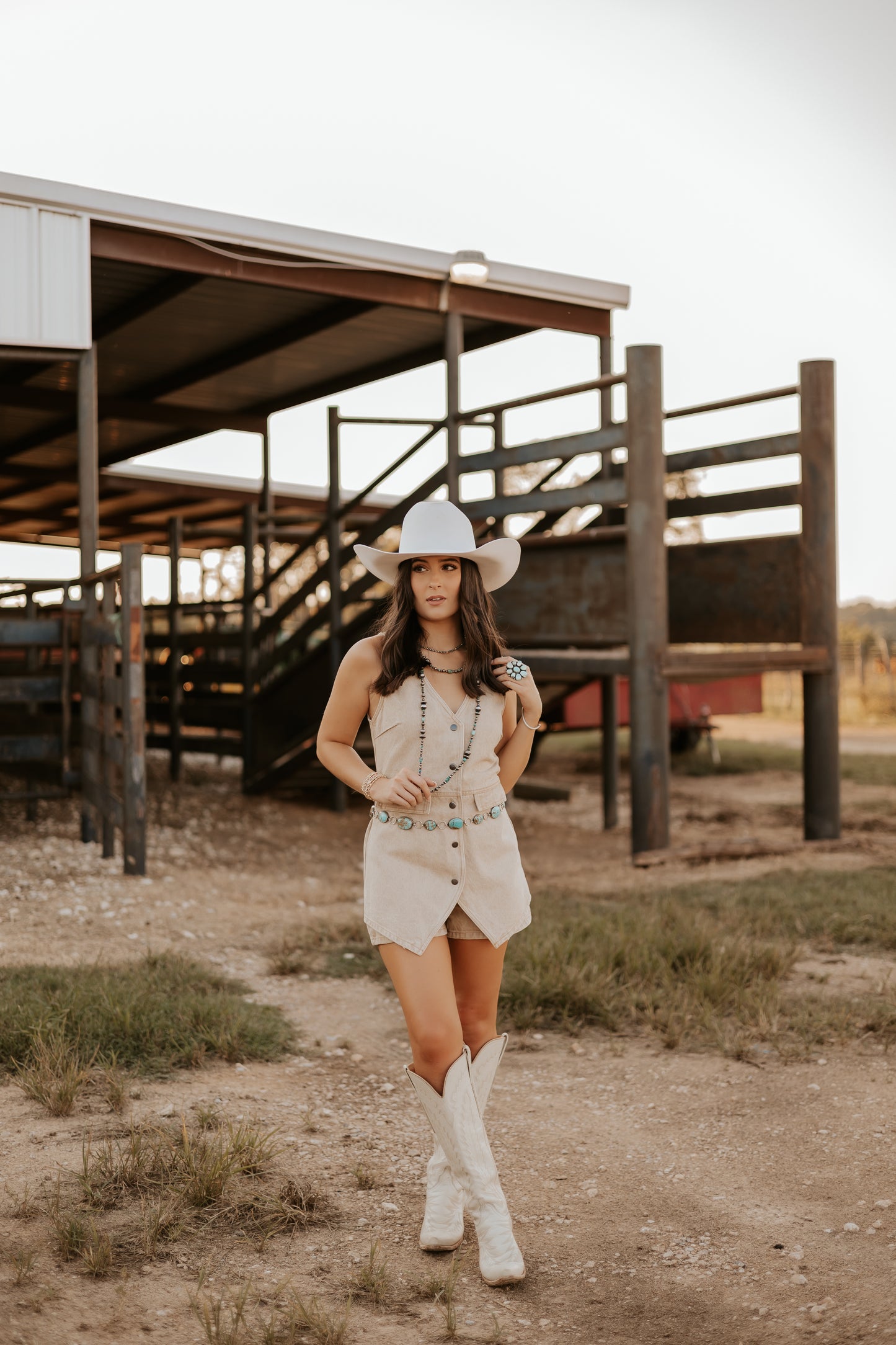 The Denver Denim Romper