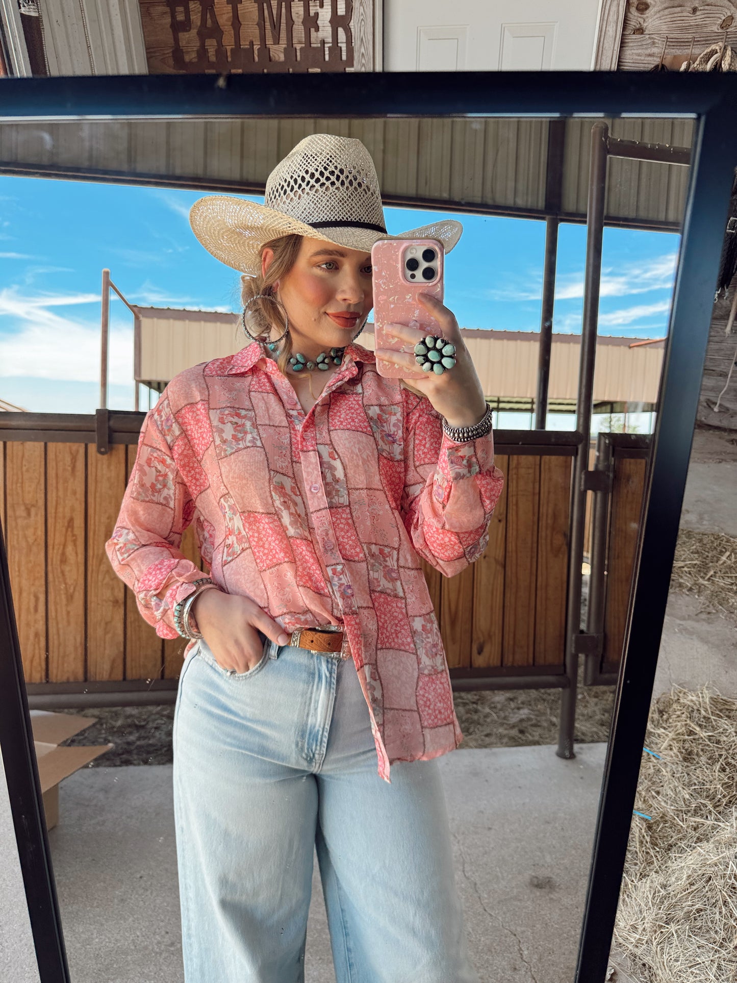 The Bennie Patchwork Top-BEST SELLER