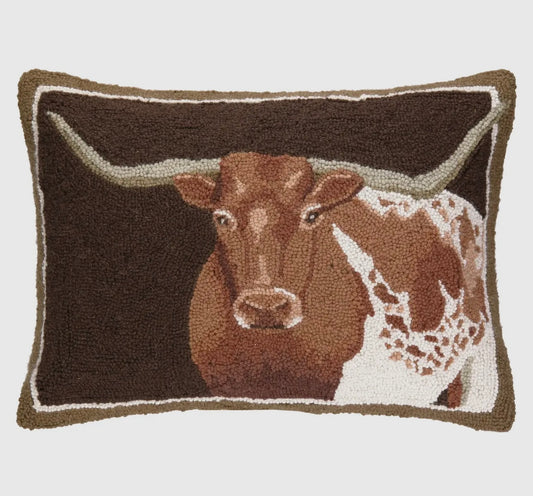 The Longhorn Hook Pillow