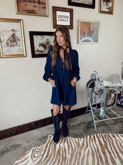 The Danbury Denim Romper