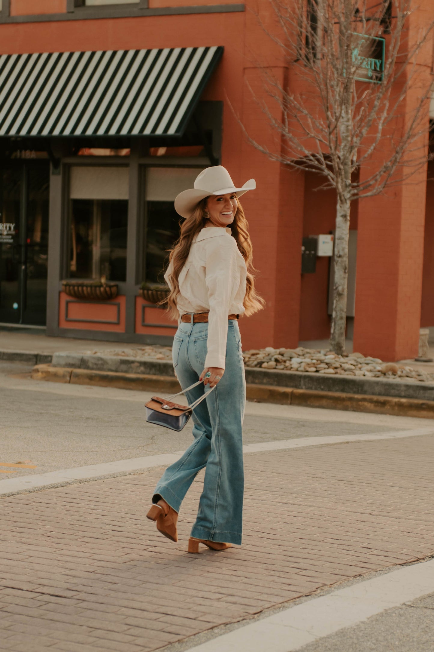 The Tulsa Top in Ecru