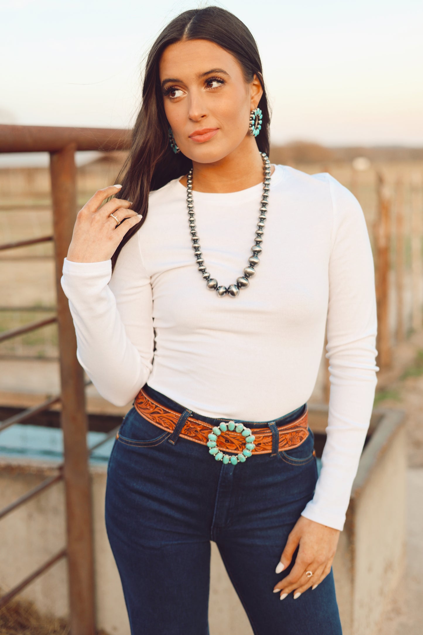 The Bakersfield Top in White