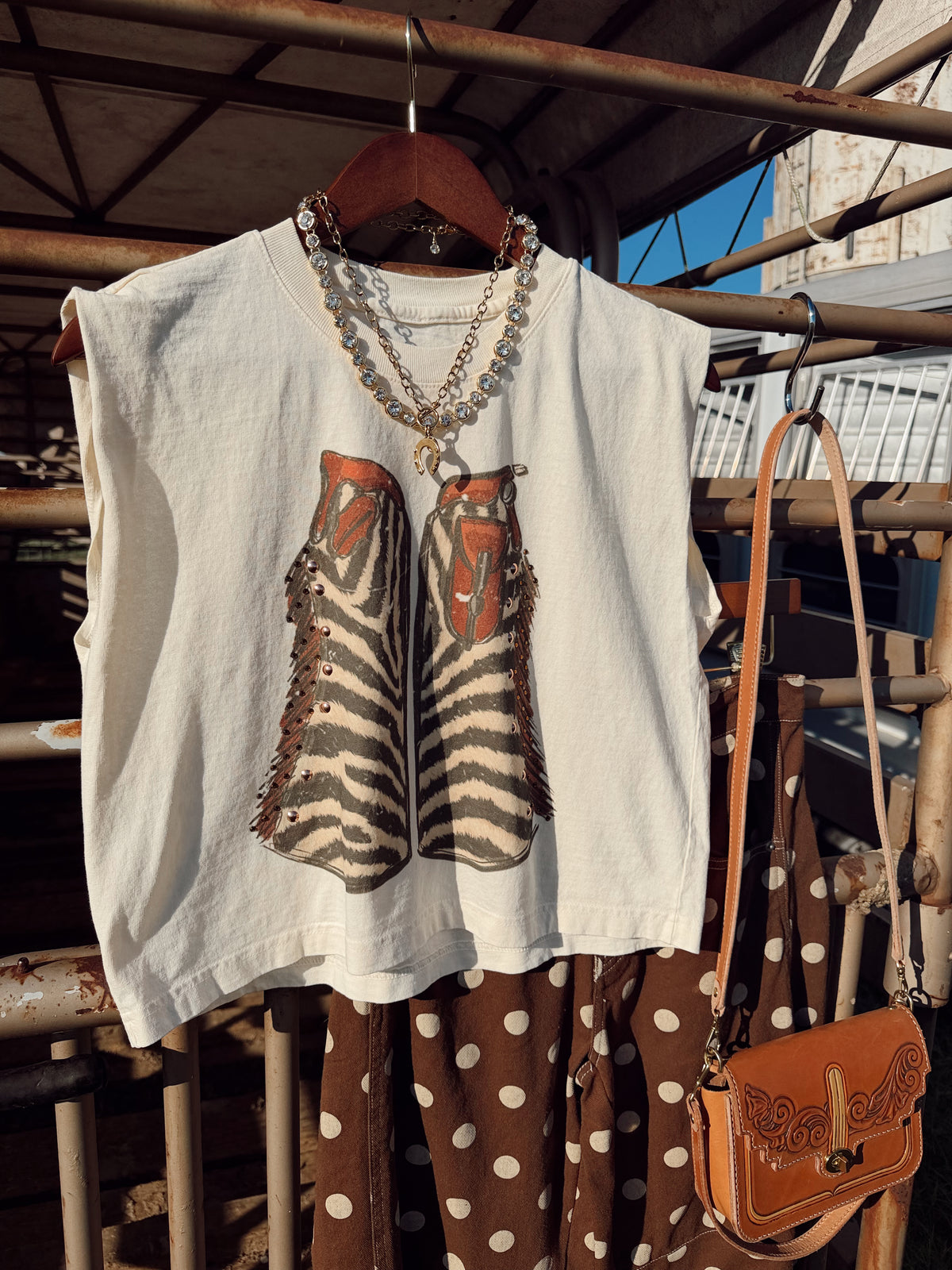 The Zebra Chaps Muscle Tee
