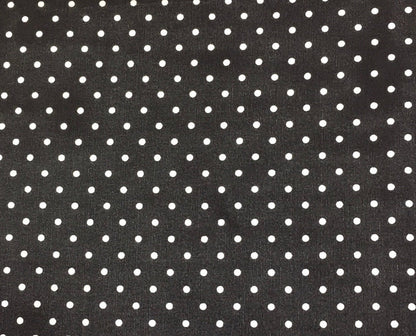 The Mini Polka Dot Wild Rag in Black
