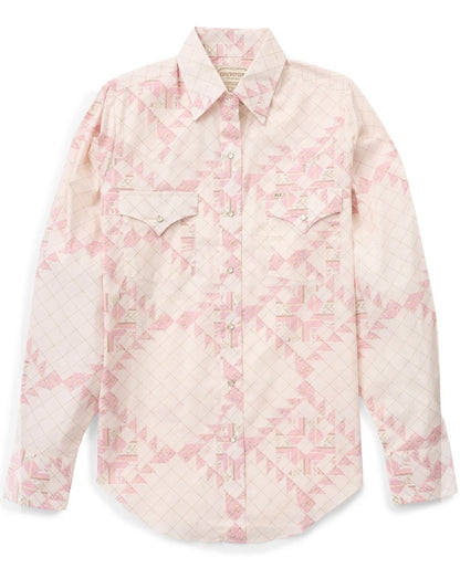 The Cowboygirl Blossom Pink Quilt Granddaddy Snap Shirt