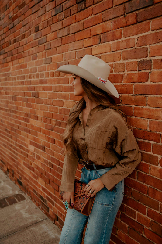 The Tulsa Top in Brown