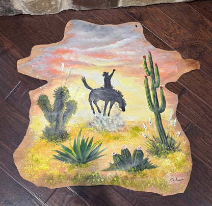 The Painted Cowhide