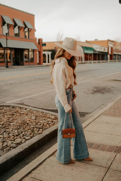 The Tulsa Top in Ecru