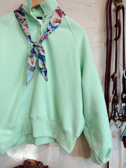 The Piper Top in Apple Green