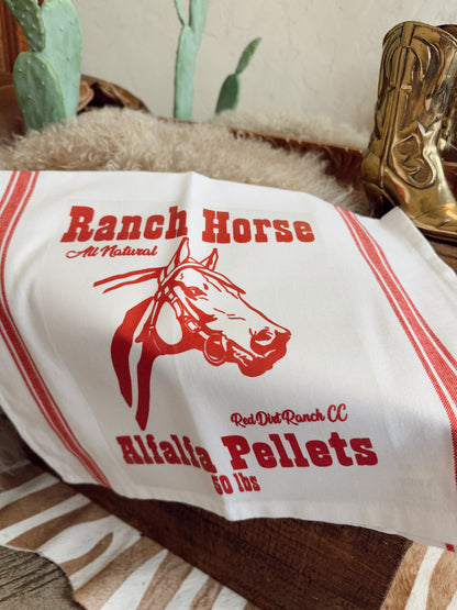 The Ranch Horse Kitchen Towel {2 COLORS}