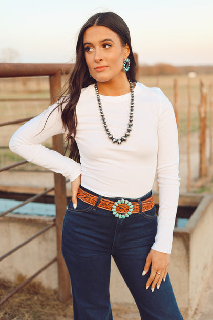 The Bakersfield Top in White