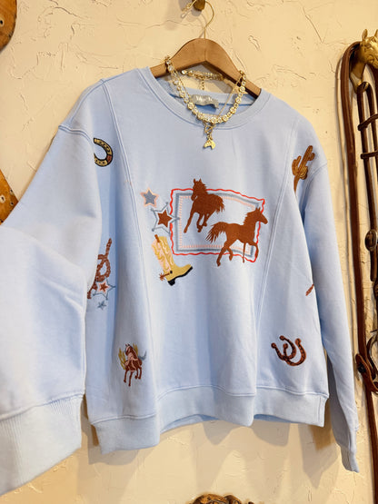 The Bixby Embroidered Sweatshirt