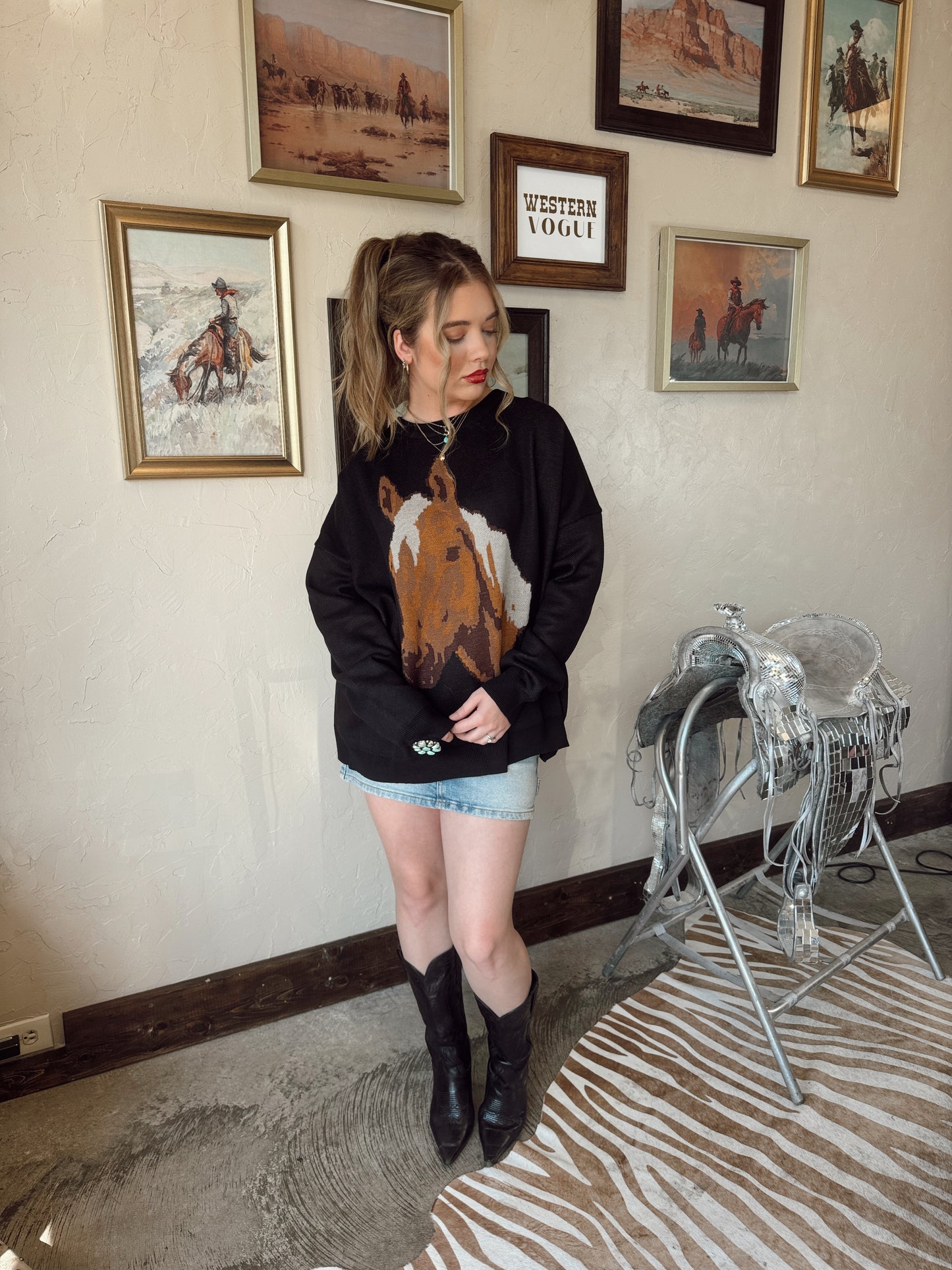 The Pecos Palomino Sweater