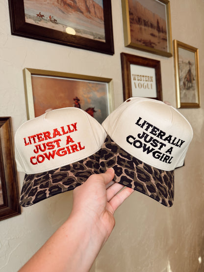 The Just a Cowgirl Baseball Cap in Red