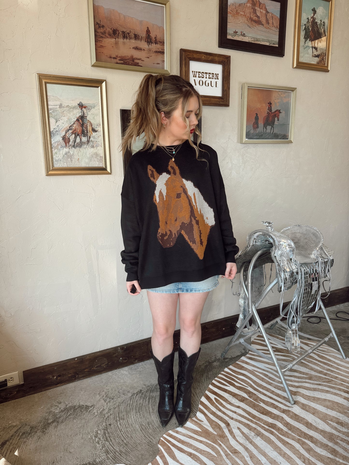 The Pecos Palomino Sweater