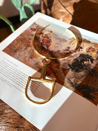 The Mason Large Equestrian Bit Necklace {GOLD + SILVER}