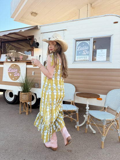 The Allie Falcon Mod Maud Midi Dress