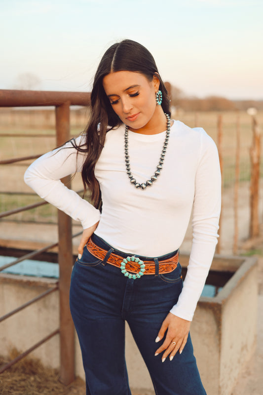 The Bakersfield Top in White