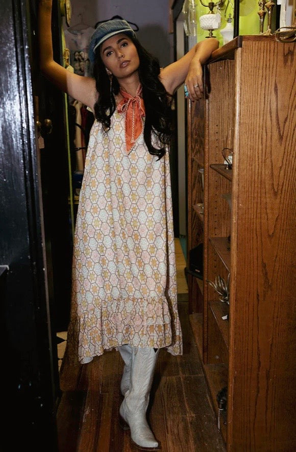 The Allie Falcon Clara Midi Dress