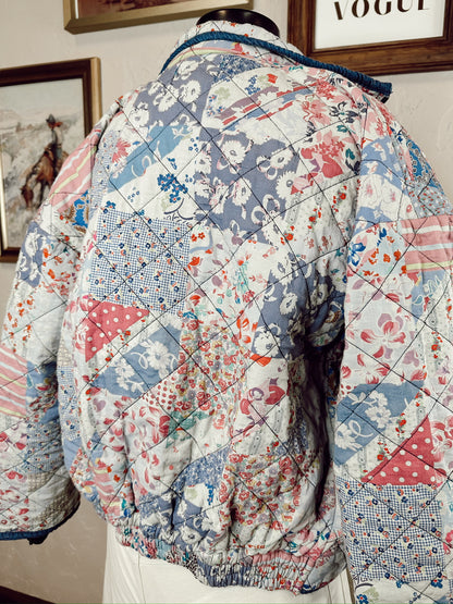 The Tasha Polizzi Floral Quilted Jacket