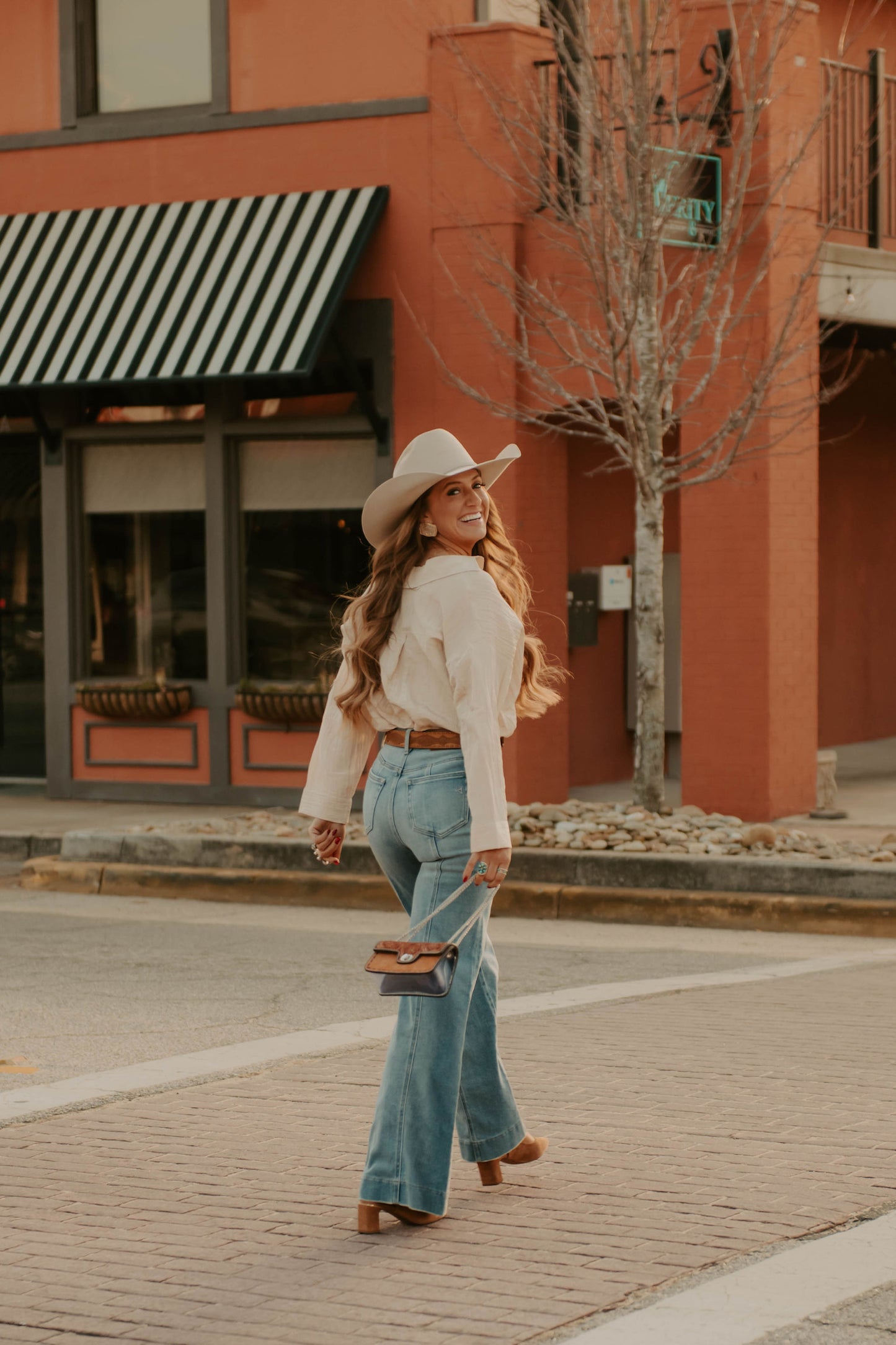 The Tulsa Top in Ecru