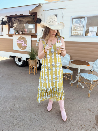 The Allie Falcon Mod Maud Midi Dress