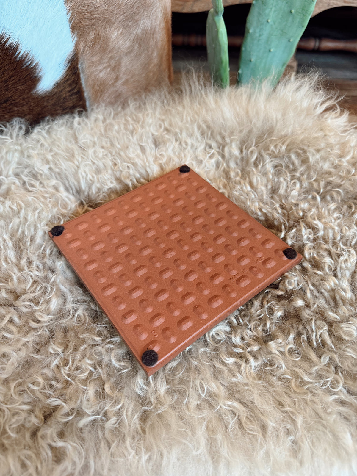 Vintage Texas Cowboy Trivet