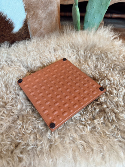 Vintage Texas Cowboy Trivet