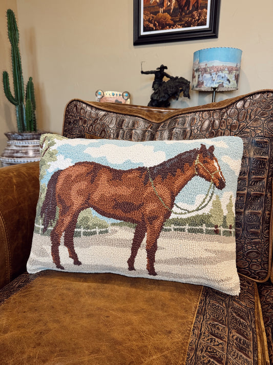 The Horse Hook Pillow