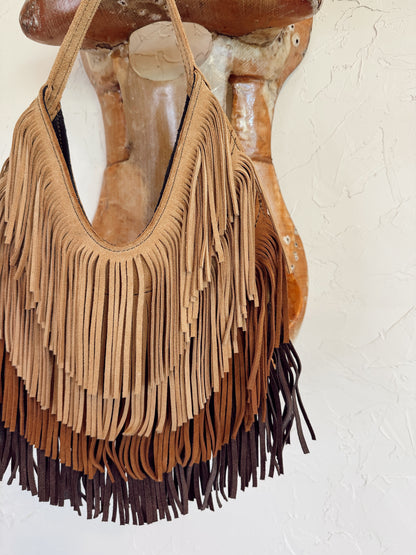 The Rowdy Bag in Cappuccino