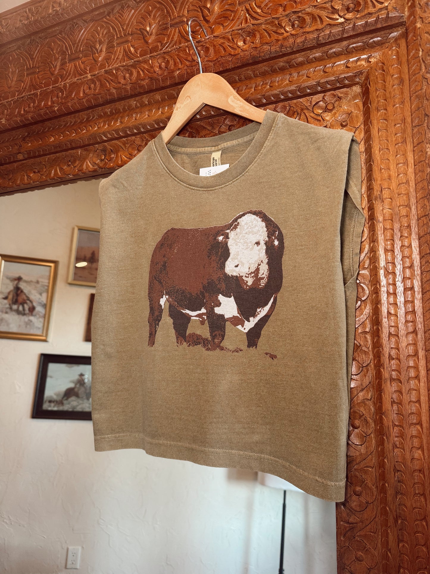 The Hereford Bull Muscle Tank