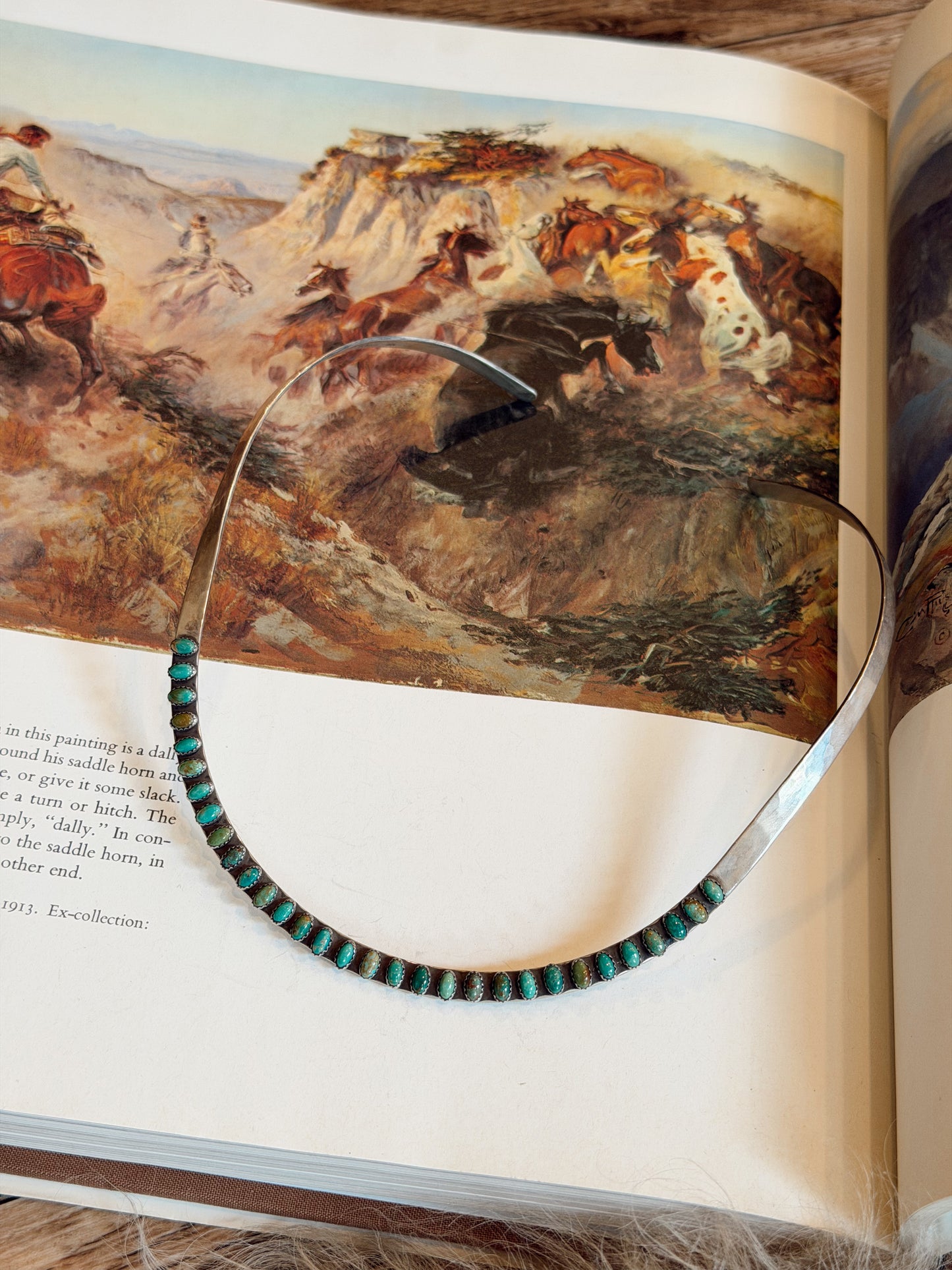 The Turquoise Stone Collar Necklace