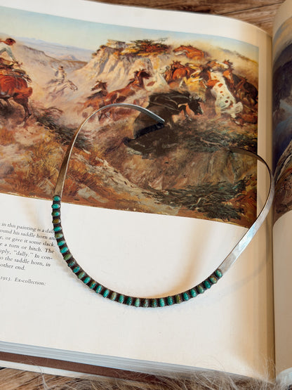 The Turquoise Stone Collar Necklace