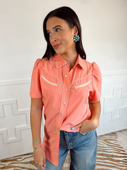 The Peach Arrow Top