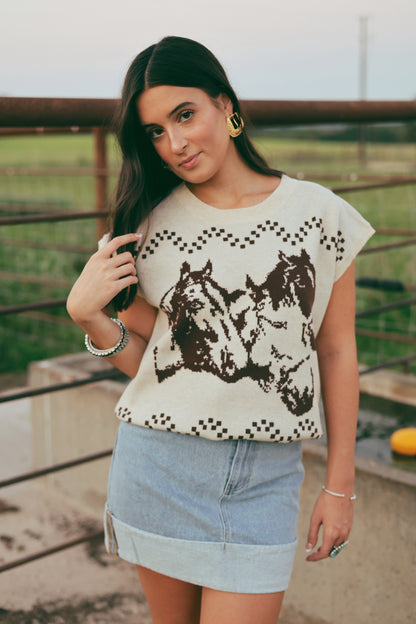 The Thoroughbred Sweater Vest