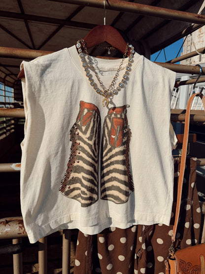 The Zebra Chaps Muscle Tee
