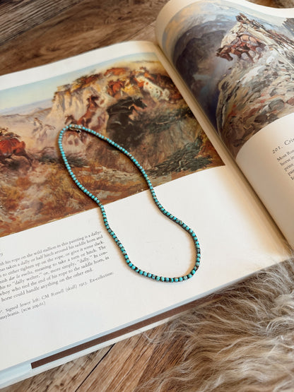 The Kingman Turquoise Tennis Necklace