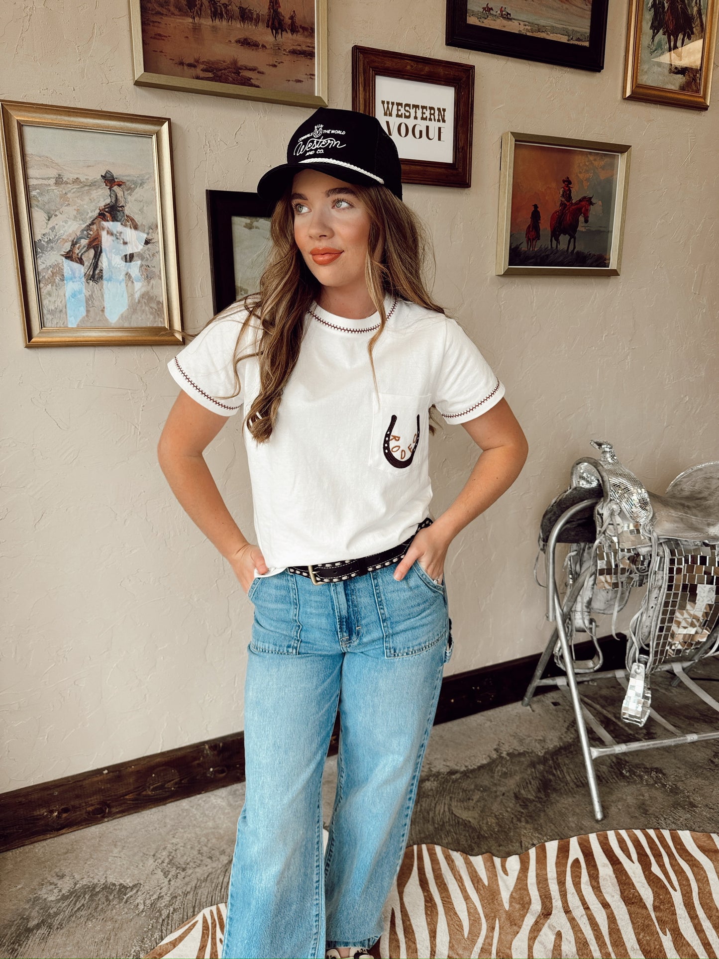 The Embroidered Rodeo T-Shirt