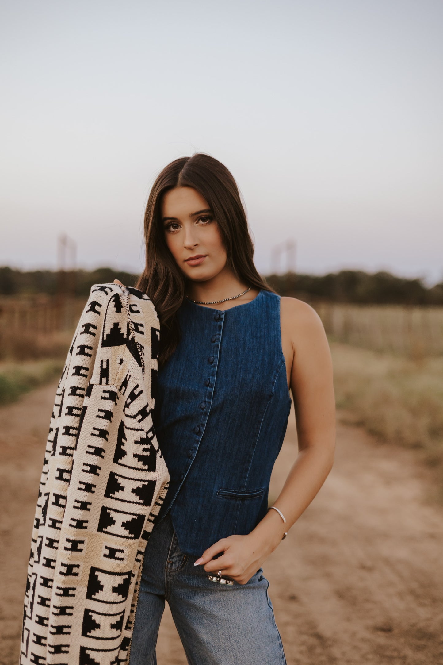 The Dax Denim Top