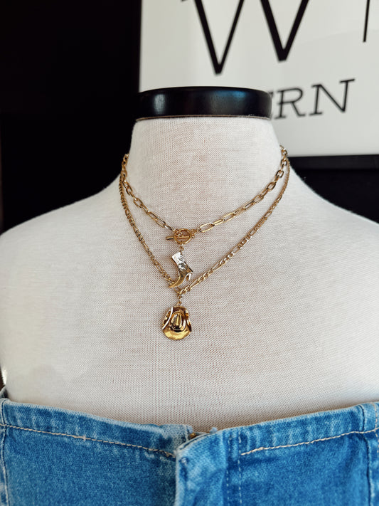 The Gold Cowgirl Necklaces