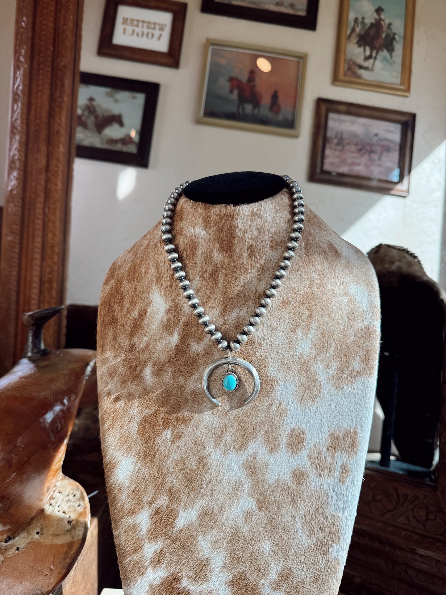 The Rena Begay Naja Navajo Pearl Necklace