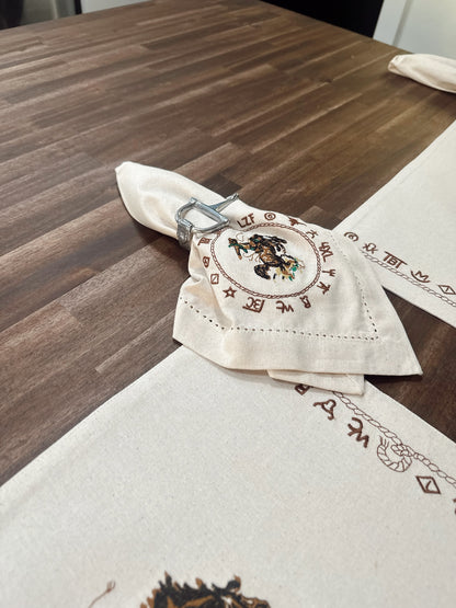 The Bronc Napkin Set