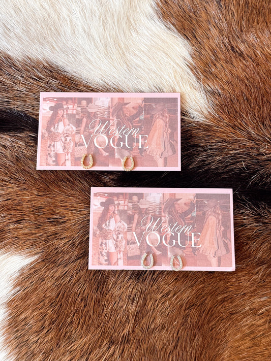 The Horseshoe Earrings {GOLD + SILVER}