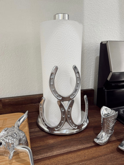 The Horseshoe Paper Towel Holder