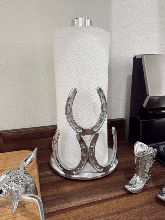 The Horseshoe Paper Towel Holder