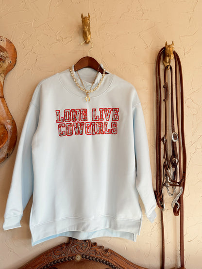 The Long Live Cowgirls Mock Neck Sweatshirt