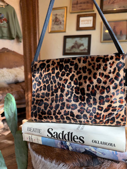 The Leopard Two Bar West Shoulder Bag