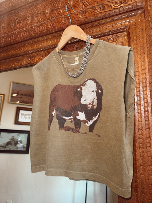 The Hereford Bull Muscle Tank